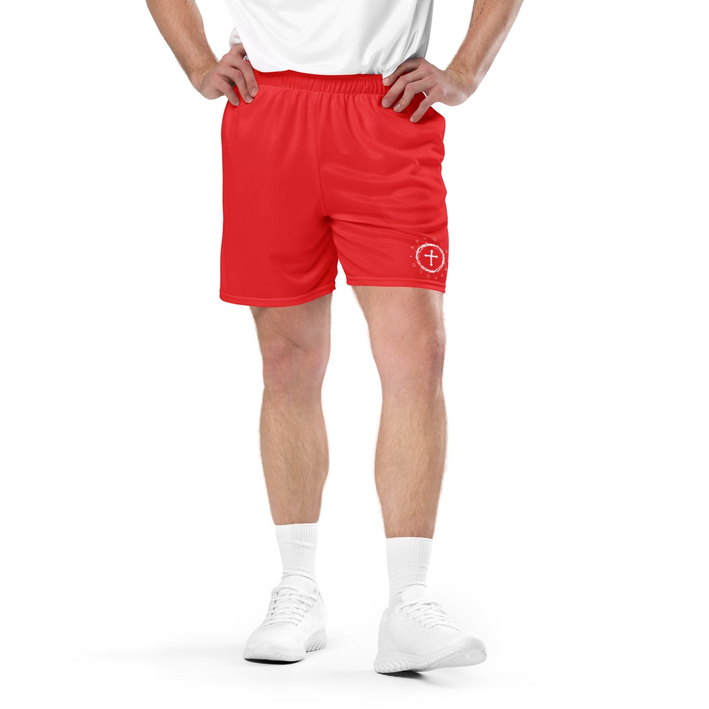 “CROWN OF THORNS” MESH SHORTS
