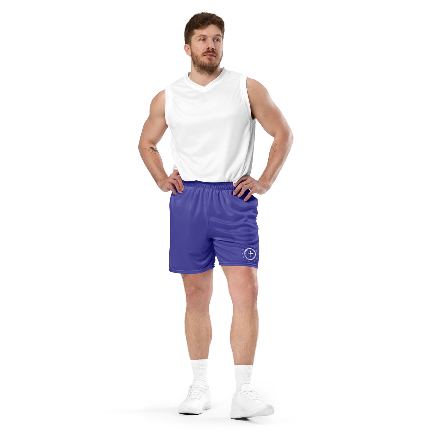 “CROWN OF THORNS” MESH SHORTS