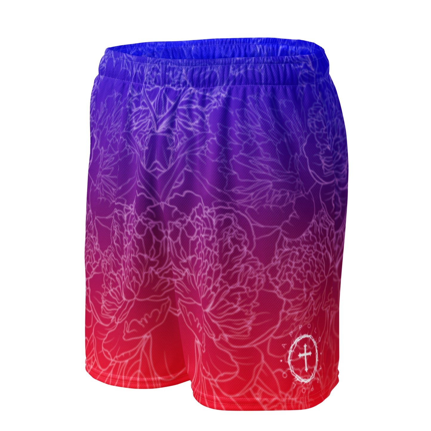“CROWN OF THORNS” MESH SHORTS