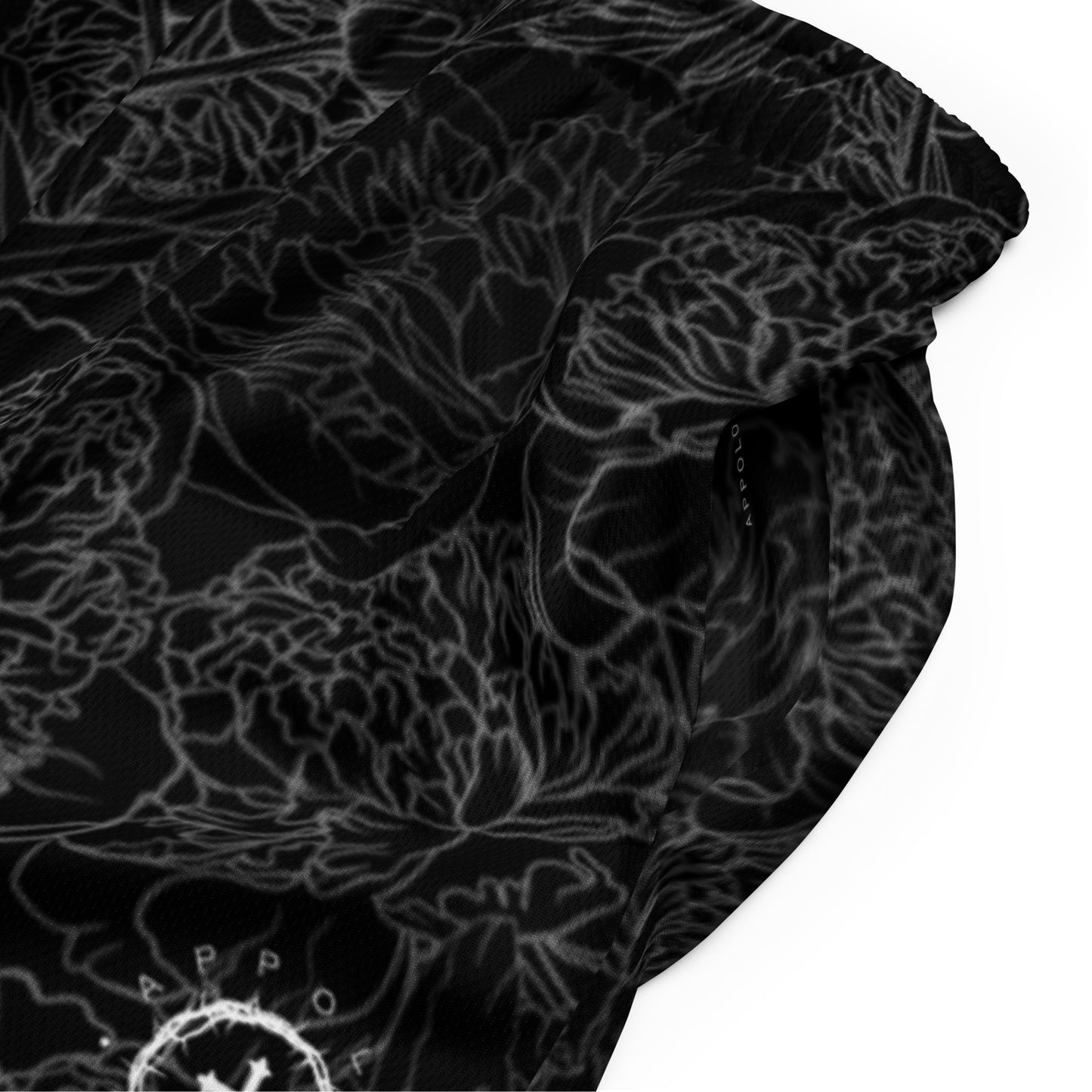 “CROWN OF THORNS” MESH SHORTS