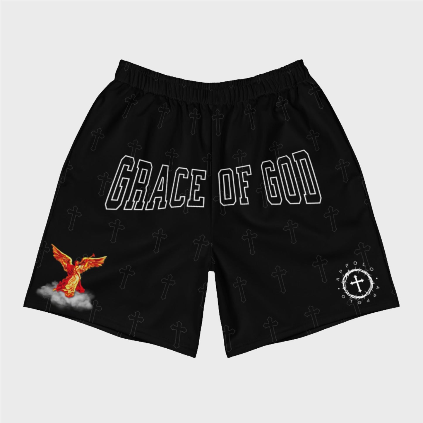 “GRACE OF GOD” ATHLETIC SHORTS