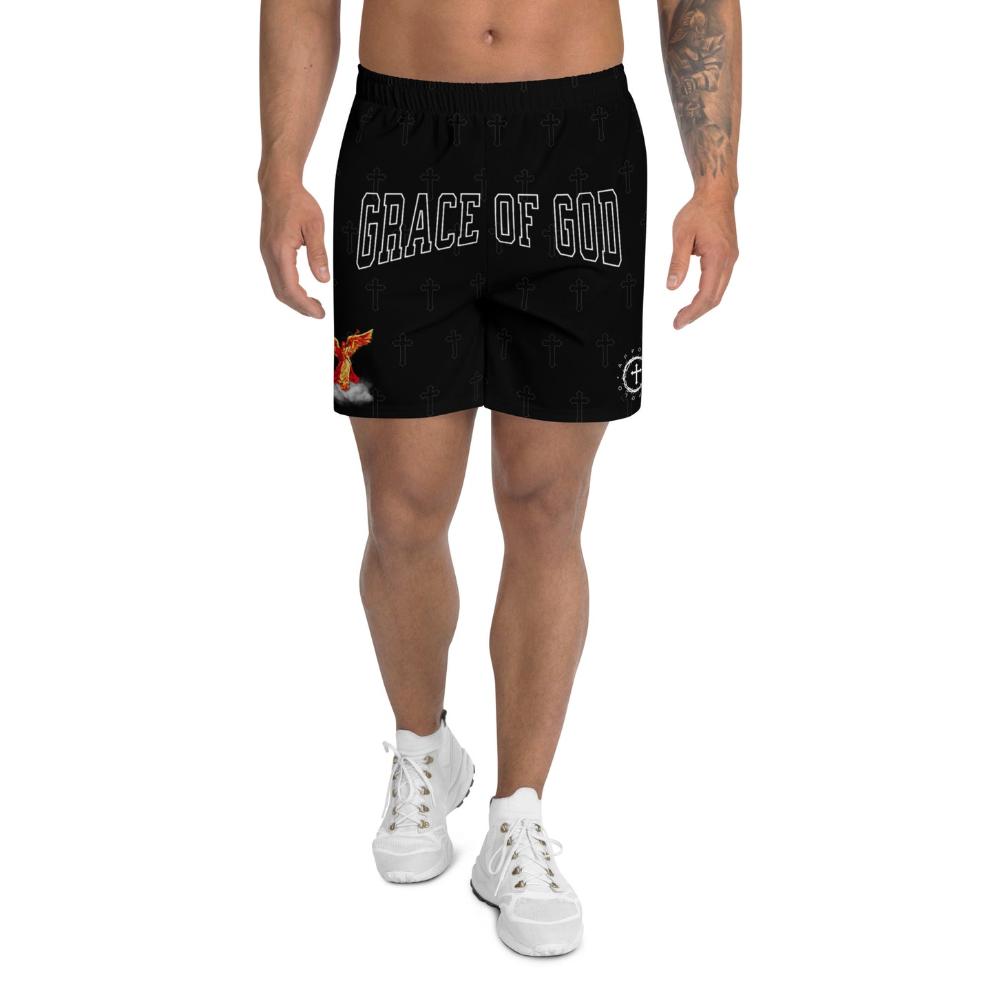 “GRACE OF GOD” ATHLETIC SHORTS