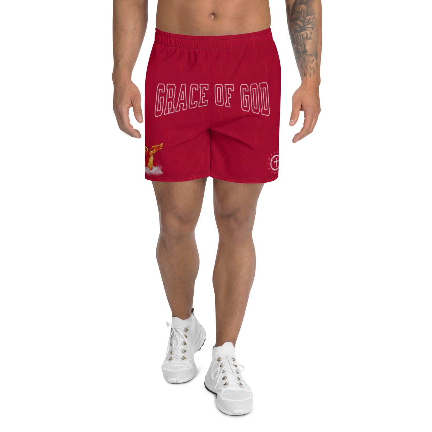 “GRACE OF GOD” ATHLETIC SHORTS