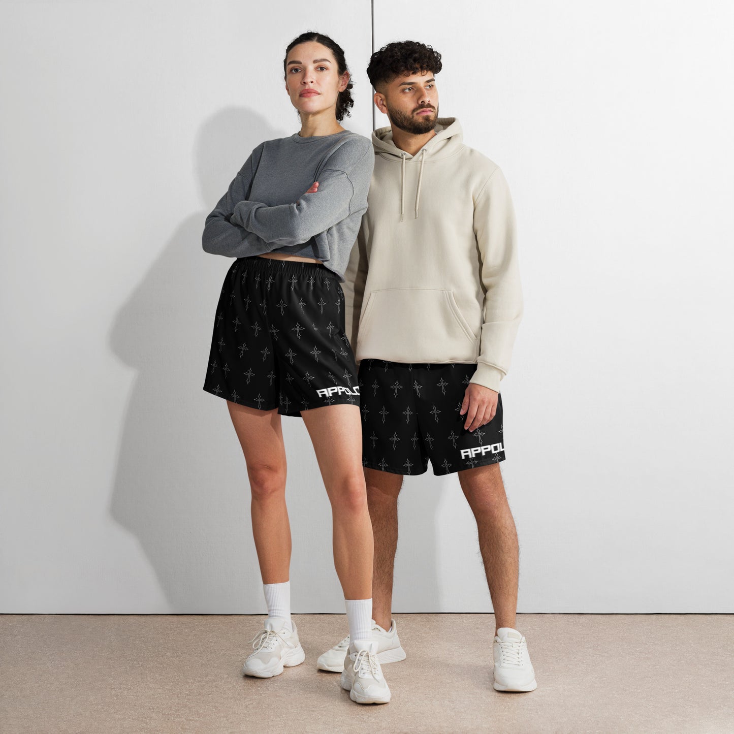 “KINGDOM OF CROSSES” ATHLETIC SHORTS