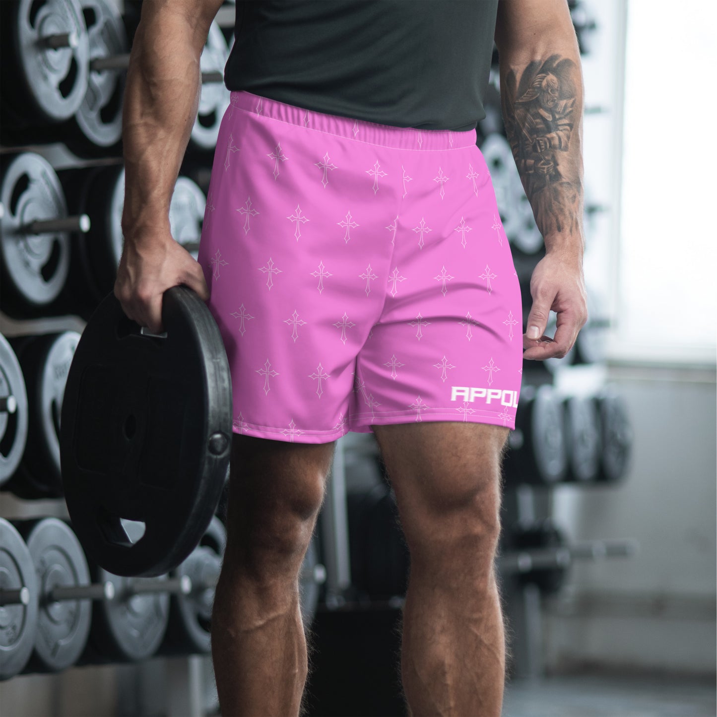 “KINGDOM OF CROSSES” ATHLETIC SHORTS