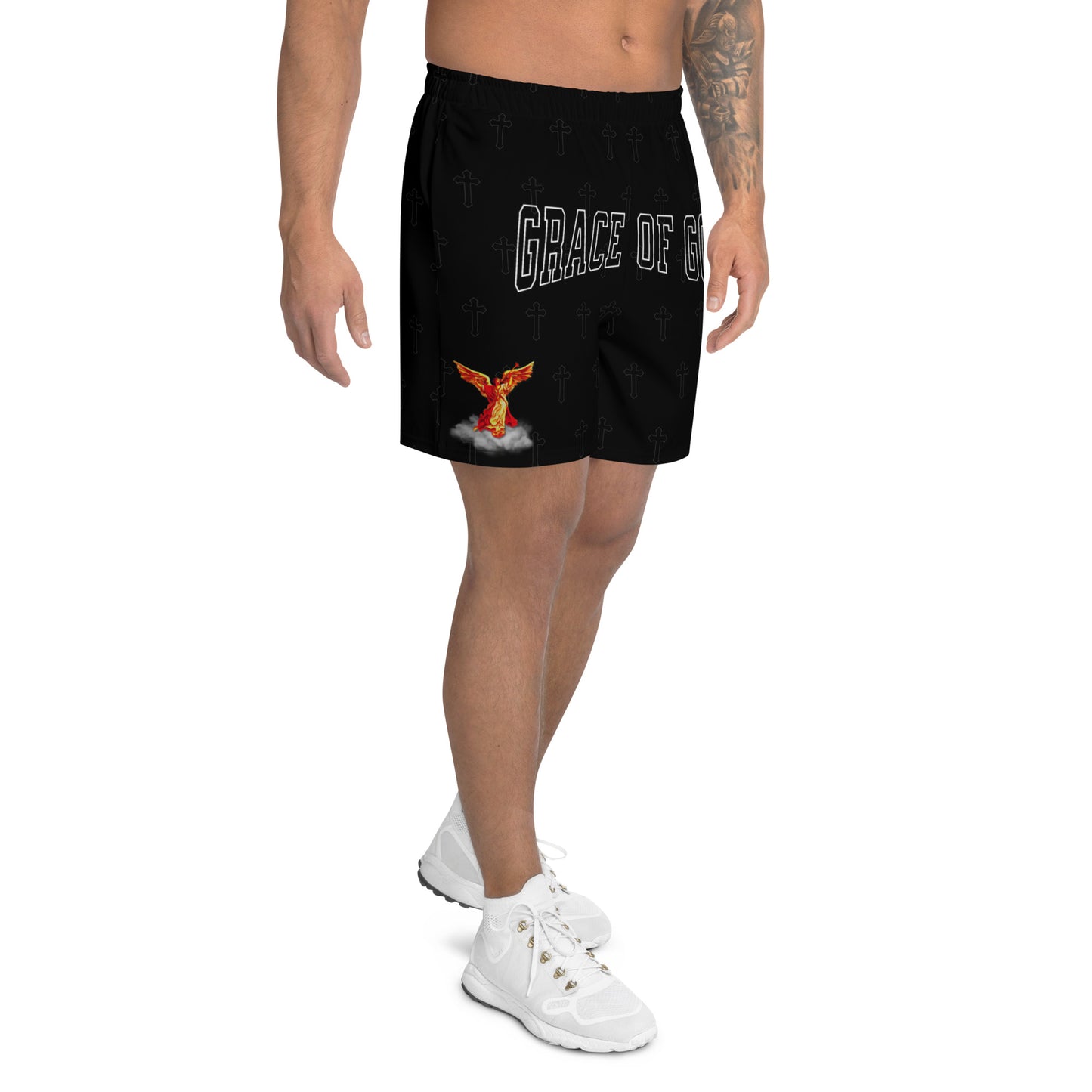 “GRACE OF GOD” ATHLETIC SHORTS