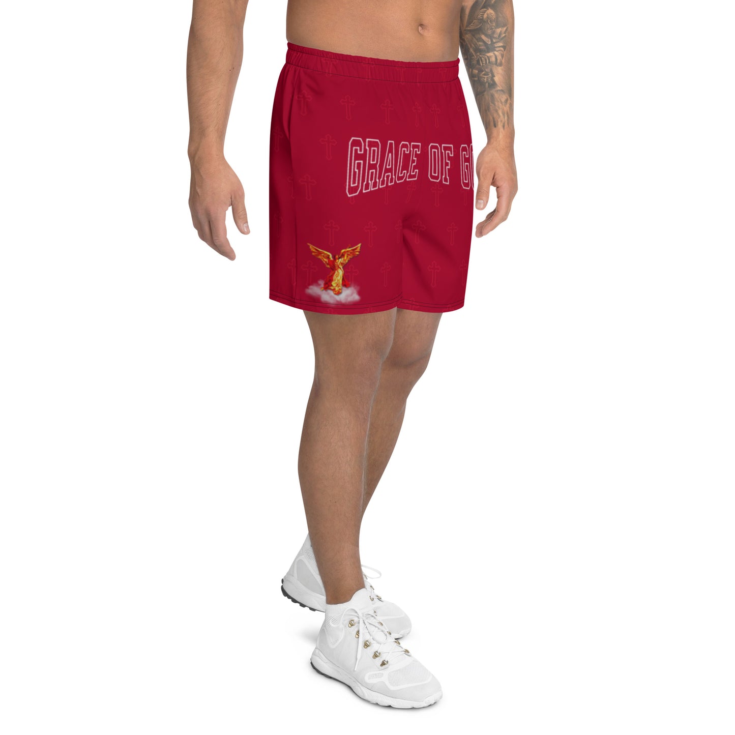 “GRACE OF GOD” ATHLETIC SHORTS