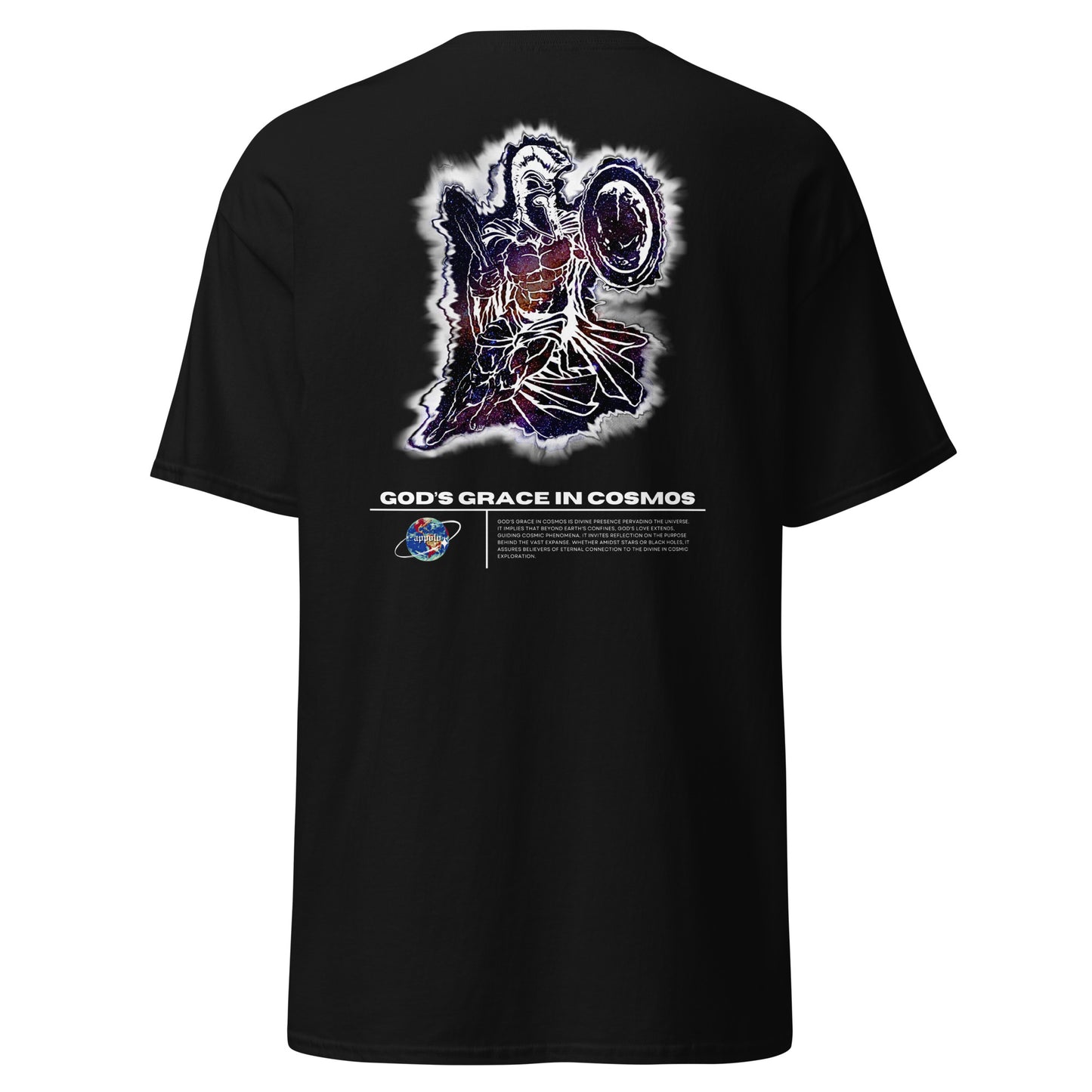 "GOD'S GRACE IN COSMOS" FITTED TEE