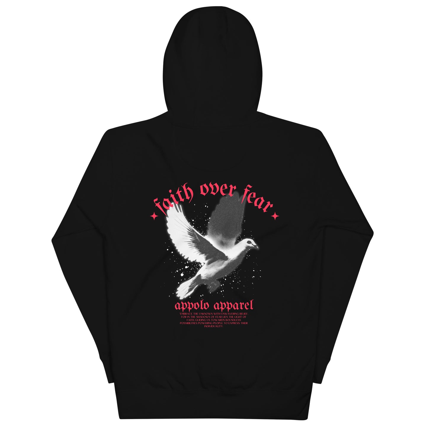 "FAITH OVER FEAR" BLACK HOODIE