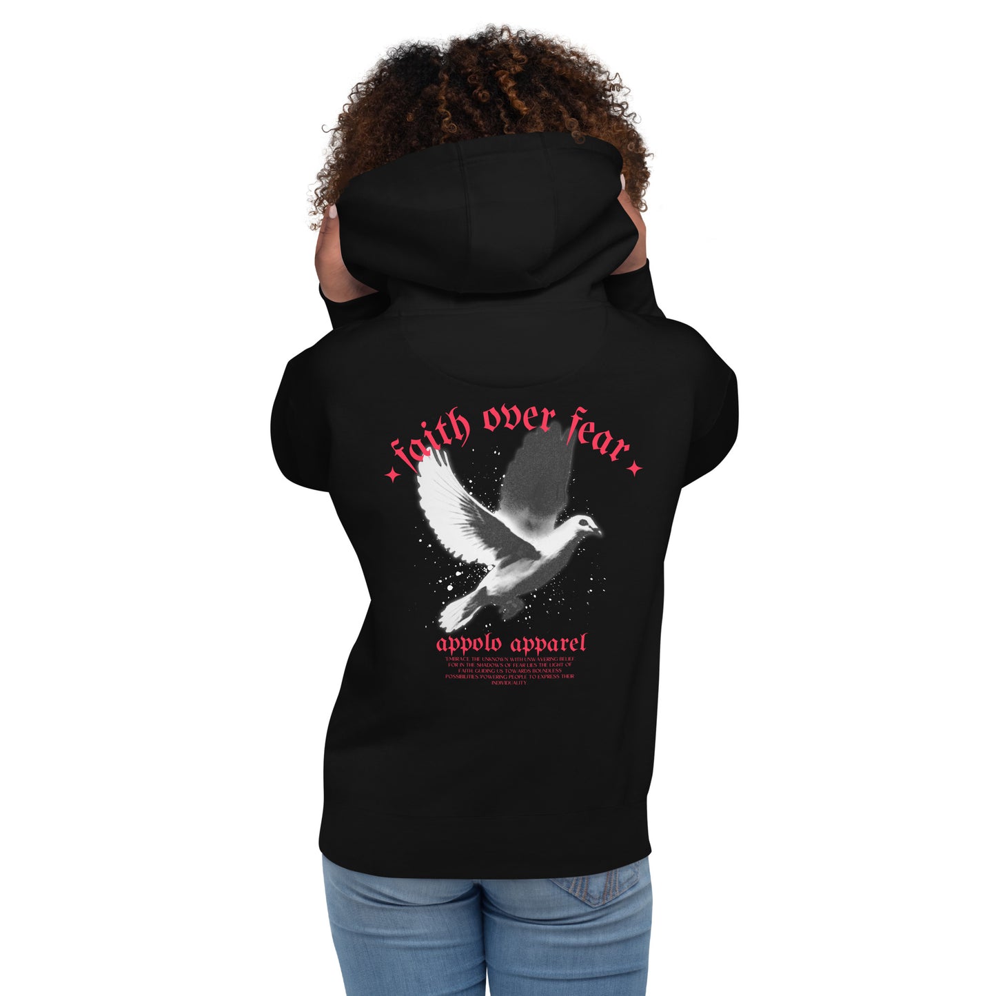 "FAITH OVER FEAR" BLACK HOODIE