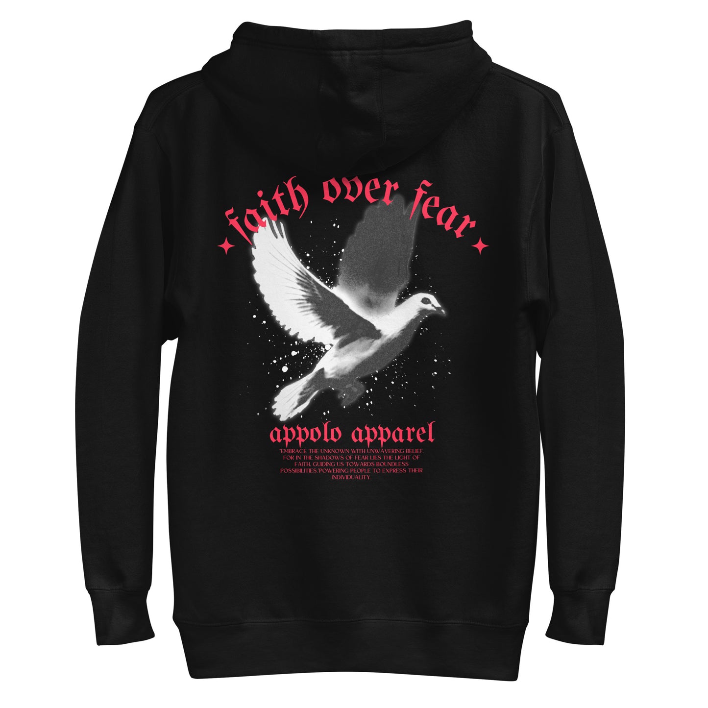 "FAITH OVER FEAR" BLACK HOODIE