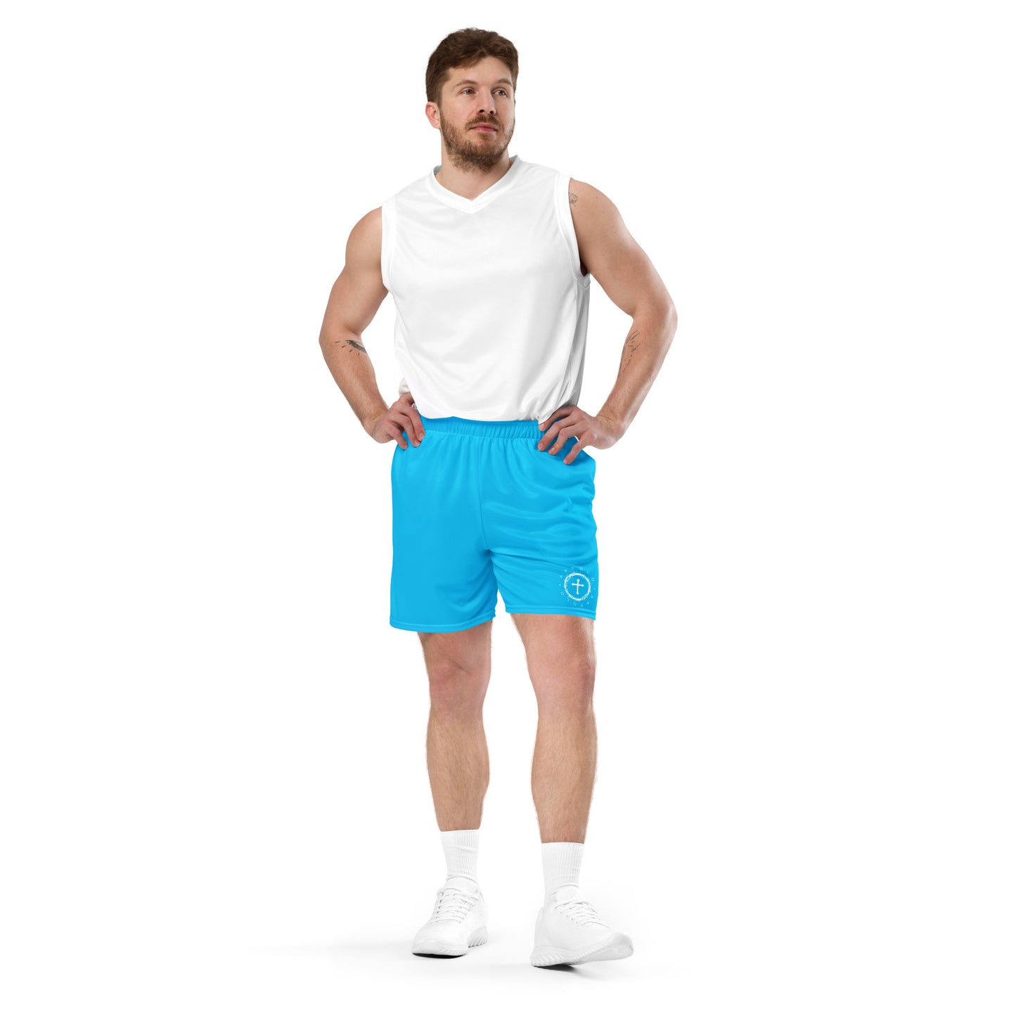 “CROWN OF THORNS” MESH SHORTS