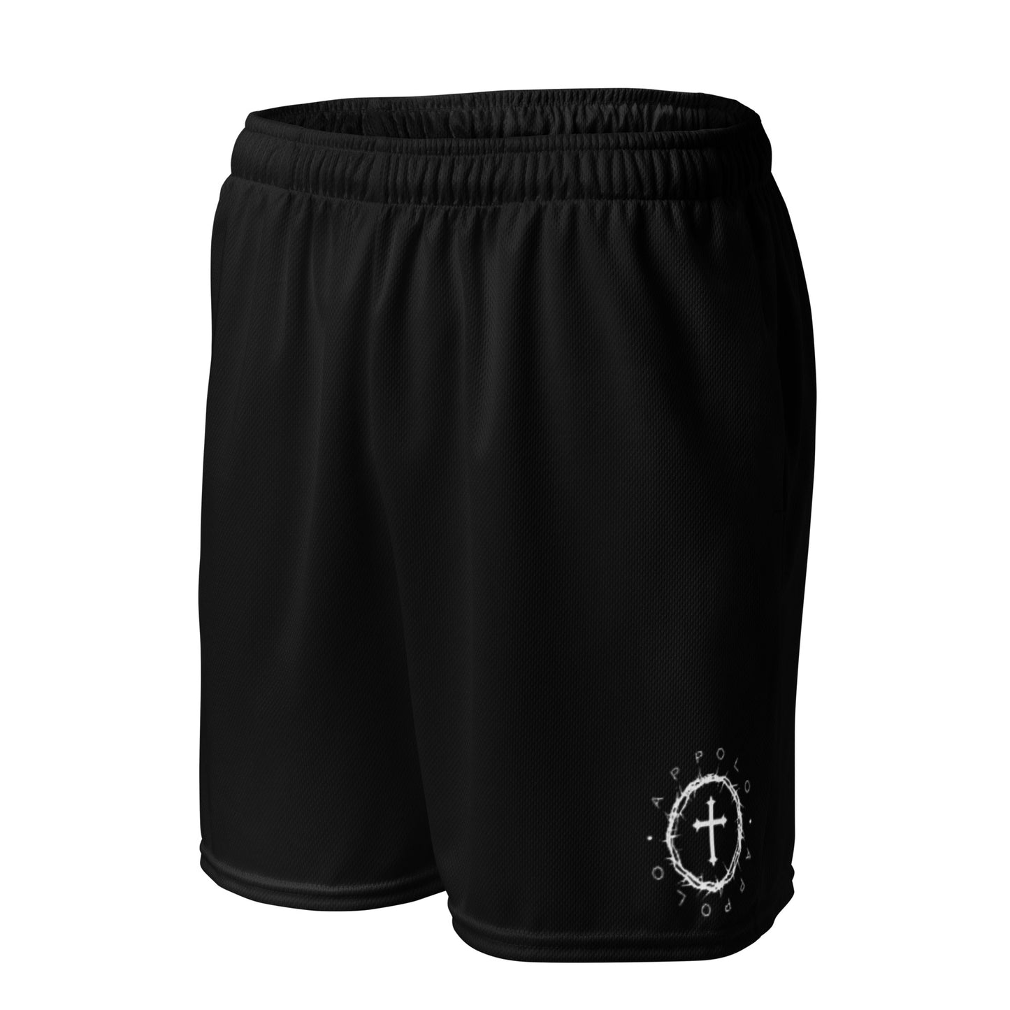 “CROWN OF THORNS” MESH SHORTS