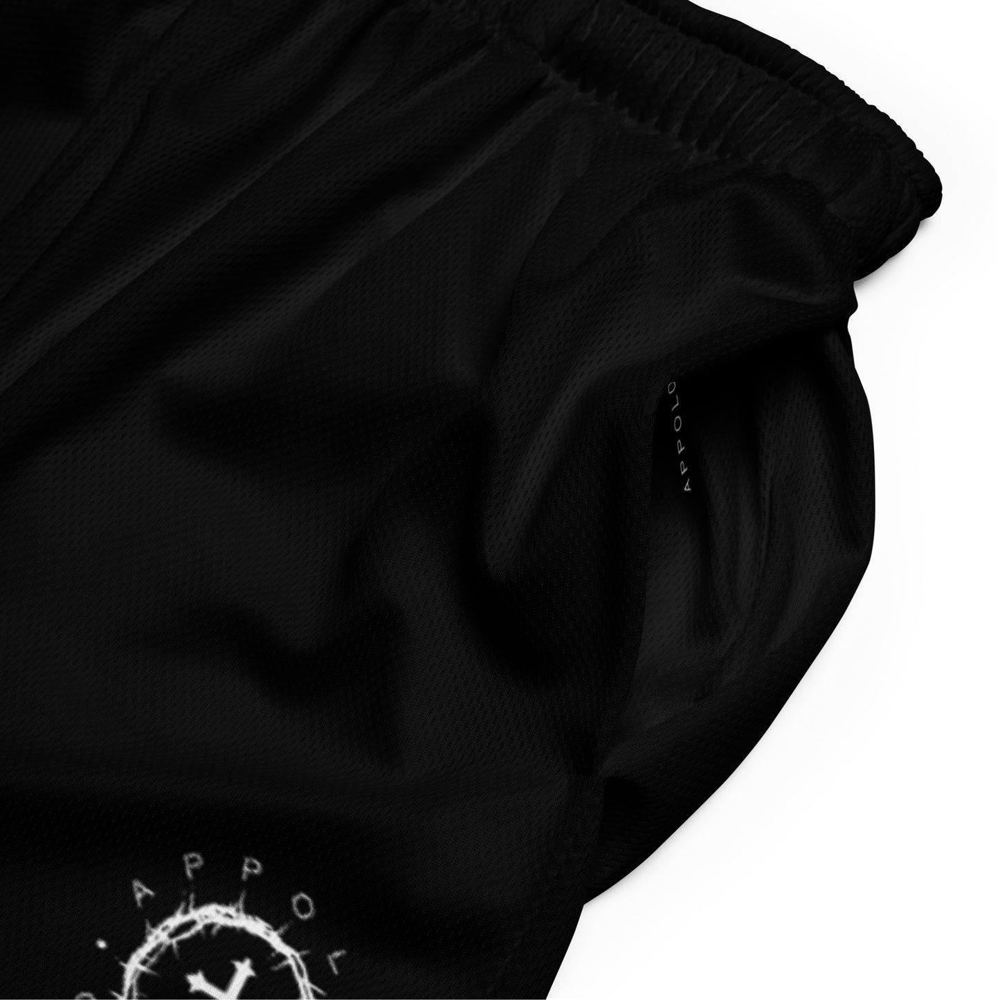 “CROWN OF THORNS” MESH SHORTS