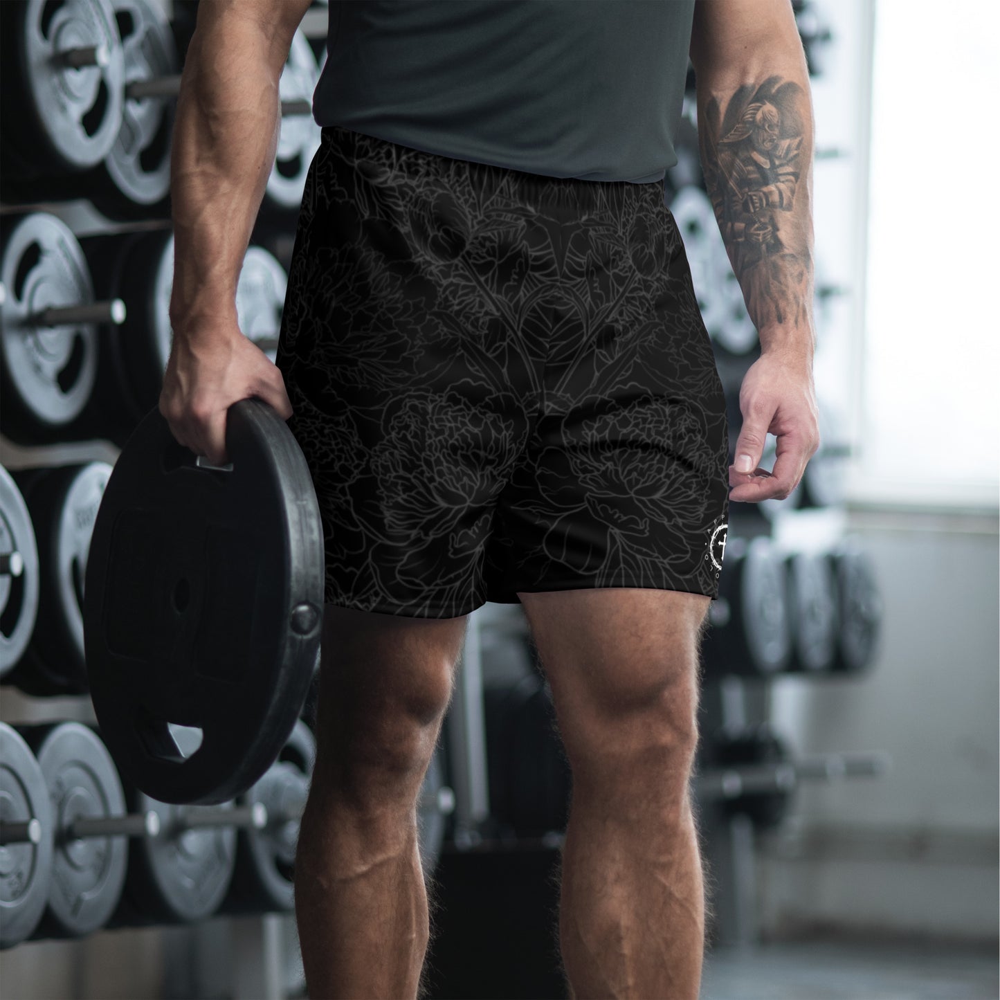 “CROWN OF THORNS” ATHLETIC SHORTS