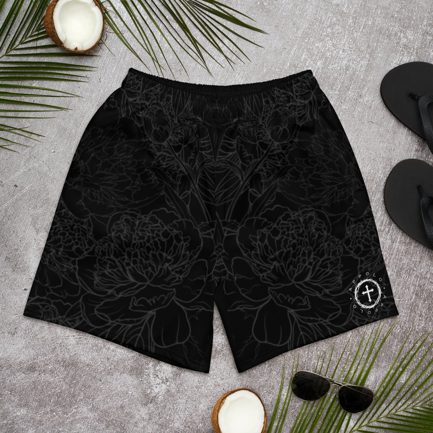 “CROWN OF THORNS” ATHLETIC SHORTS