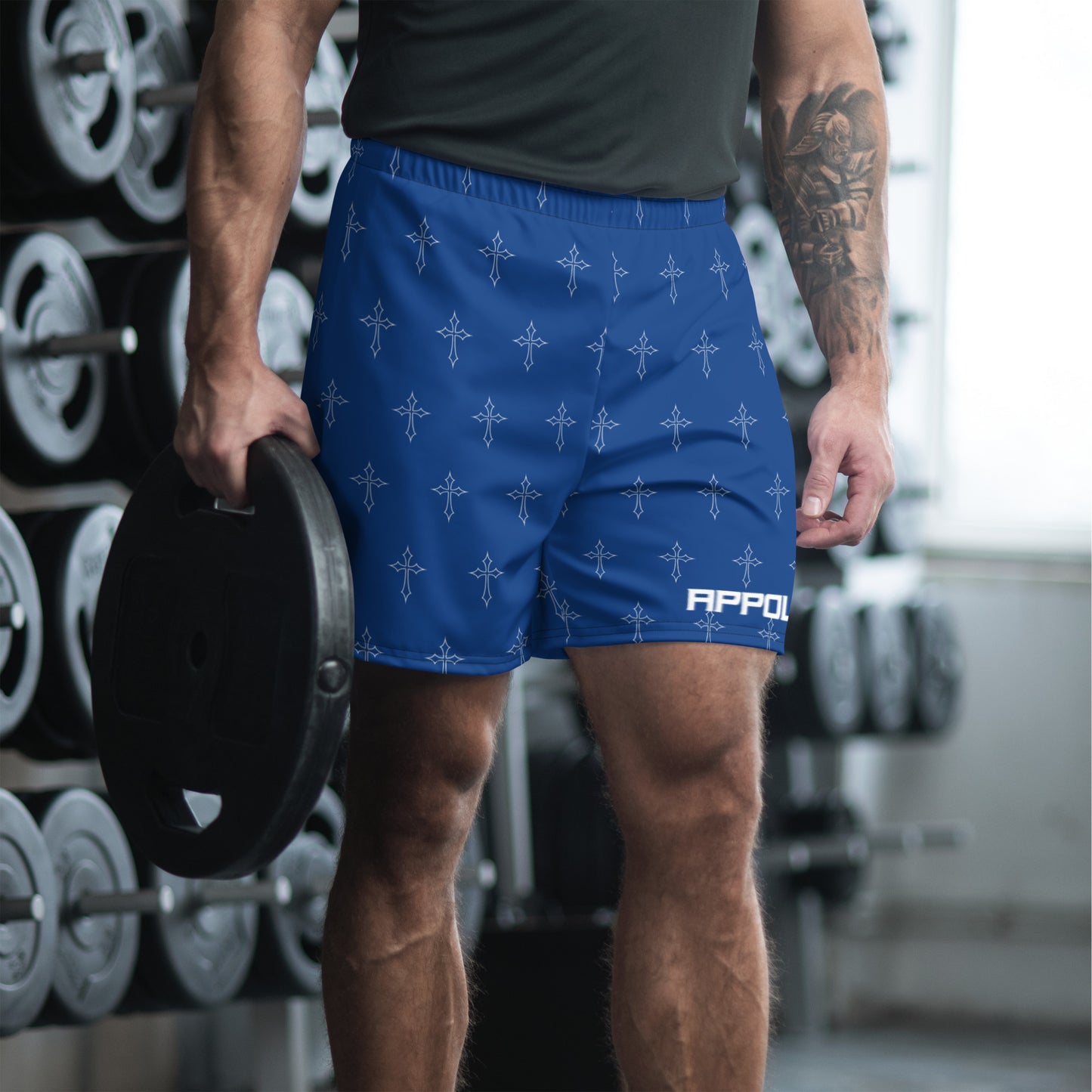 “KINGDOM OF CROSSES” ATHLETIC SHORTS