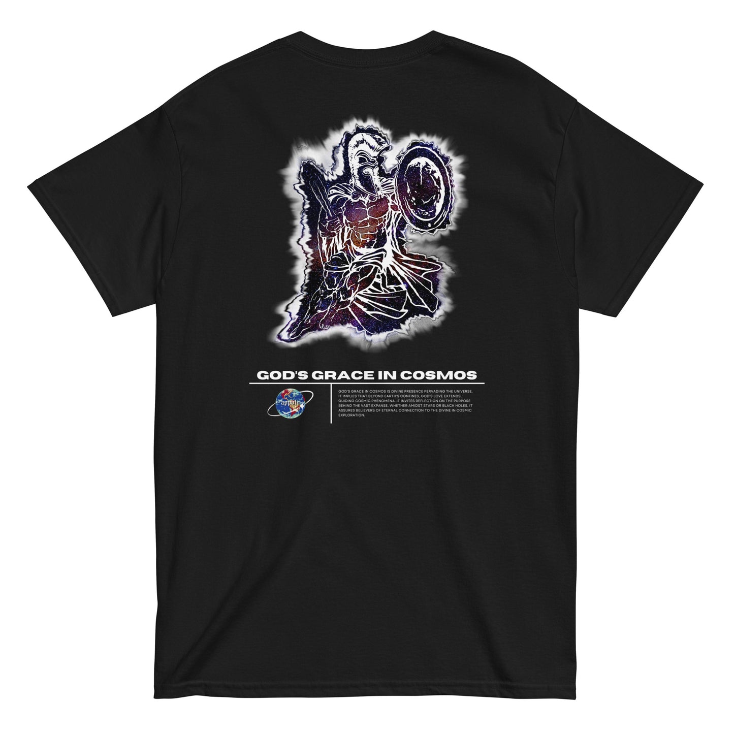 "GOD'S GRACE IN COSMOS" FITTED TEE