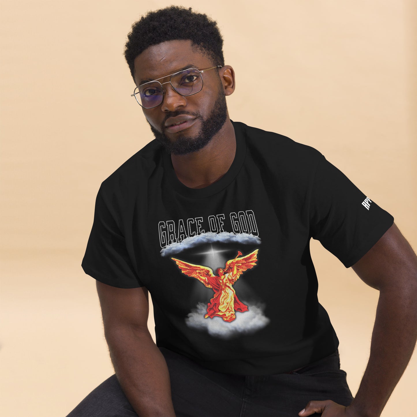 "GRACE OF GOD" FITTED TEE