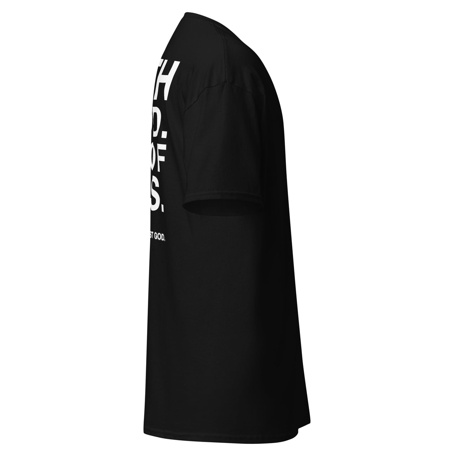 “FAITH IN GOD” DARK FITTED TEE