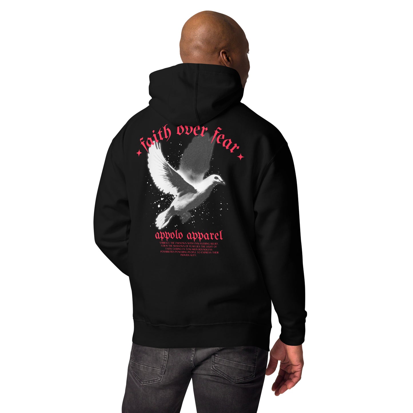 "FAITH OVER FEAR" BLACK HOODIE