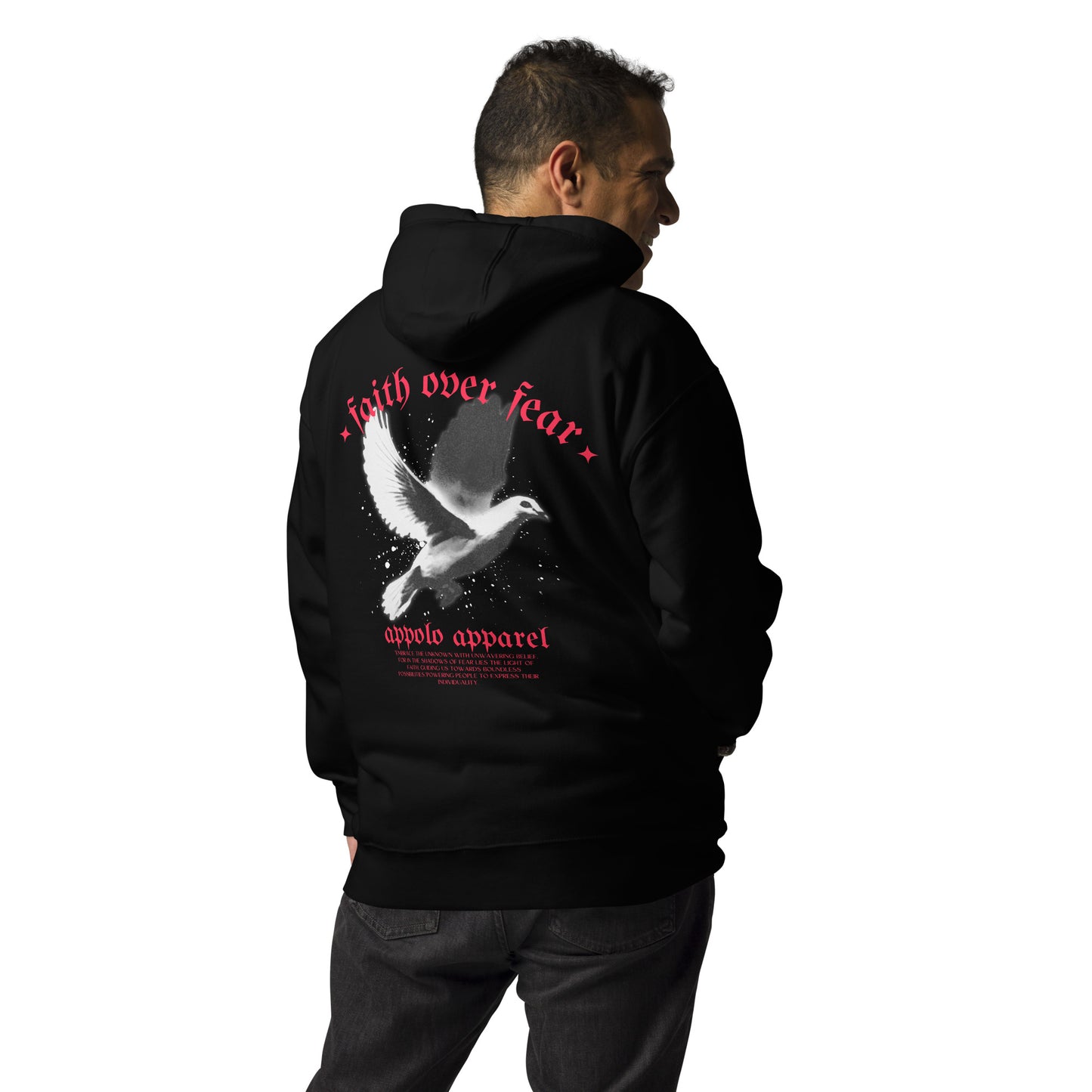 "FAITH OVER FEAR" BLACK HOODIE